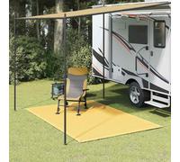 vidaXL Tent Carpet 250x300 cm Beige Patio Outdoor Camping Rug Tent Accessory