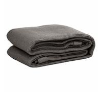 vidaXL Tent Carpet-250x300cm Anthracite Outdoor Groundsheet, Water Permeable HDPE Patio Mat with Eyelets for Easy Attachment and Trimming