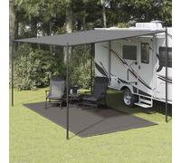 vidaXL Camping Carpet 250x400cm Anthracite Outdoor Patio Rug Mat Groundsheet