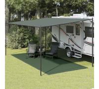 vidaXL Tent Carpet 250x600 cm HDPE Green