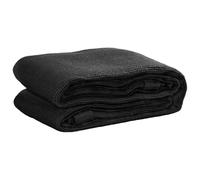 vidaXL Tent Carpet 300x600 cm - HDPE Black Outdoor Patio Camping Ground Sheet Cover with Eyelets, Weather-Resistant & Washable