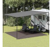 vidaXL Tent Carpet Anthracite Outdoor Camping Hiking Rug Patio Tent Accessory