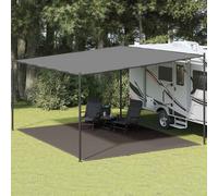 vidaXL Tent Carpet 400x500 cm Anthracite Outdoor Camping Hiking Rug Patio