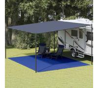 vidaXL Tent Carpet 400x500 cm Blue HDPE