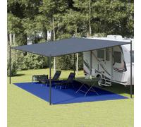 vidaXL Tent Carpet 400x800 cm Blue HDPE