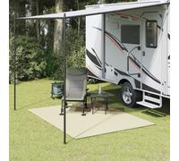 vidaXL Tent Carpet Cream 4x2 m