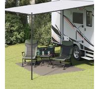 vidaXL Tent Carpet Light grey 250 x 200 cm Polyethylene