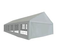 vidaXL Tent Fabric without Frame Grey 12 x 6 m PE, Modern, UV Resistant, Waterpr