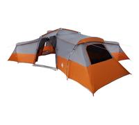 vidaXL Tent Gray and Orange Large Polyester and fibreglass