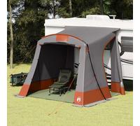 vidaXL Tent Grey and Orange and Black 285 x 255 x 245 cm Polyester