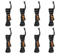 vidaXL Tent Guy Ropes with Spanners Reflective 8 pcs 4 m 4 mm