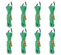 vidaXL Tent Guy Ropes with Spanners Reflective 8 pcs 4 m 4 mm
