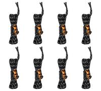 vidaXL Tent Guy Ropes with Spanners Reflective Tent Guide Rope 8 pcs 4 mm