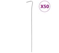 vidaXL Tent Pegs 50 pcs 23 cm Ø3 mm Galvanised Steel