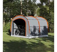 vidaXL Tent with Roof Grey and orange 268 x 240 x 191 cm Polyester