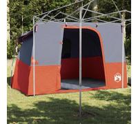 vidaXL Tent with Roof Grey and Orange and Black 280 x 220 x 176 cm