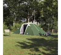 vidaXL Tent with Roof Other Green and Black 510 x 240 x 156 cm