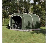 vidaXL Tent with Roof with Storage Green 268 x 240 x 191 cm Polyester