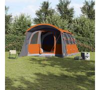 vidaXL Tents with Roof Grey and orange 576 x 325 x 213 cm Polyester