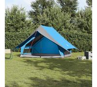 vidaXL Tents with Roof with Air Vent Blue 256 x 266 x 185 cm Polyester