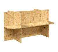 vidaXL Terrarium Base Brown 100 x 50 x 50 cm OSB, Rustic, Robust Reptile House, Terrarium for Snakes, Lizards and Animal Supplies