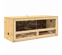 vidaXL Terrarium Brown 100 x 40 x 40 cm OSB, Crafted Wooden Table, Rectangular, Rustic, Durable, Ideal for Home, for Dining Room, Unique Design, Sturdy Build