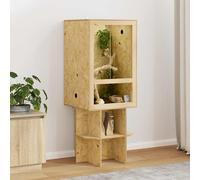 vidaXL Terrarium Brown 50 x 50 x 130 cm OSB