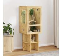 vidaXL Terrarium Brown 50 x 50 x 130 cm OSB