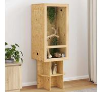 vidaXL Terrarium Brown 50 x 50 x 150 cm OSB