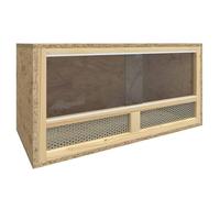 Terrarium Engineered Wood Reptile Feeding Box Habitat vidaXL