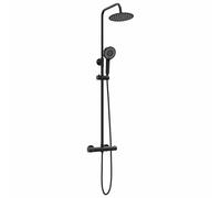 vidaXL Thermostatic Shower System SS201 Thermostatic Shower Set Adjustable Shower Set with Shower Head Hand Shower for Temperature Control Improve Your Bathroom