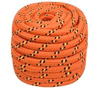 vidaXL Boat Rope Orange 20 mm 100 m Polypropylene