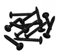 vidaXL Thread Cutter Nail 12 Pieces Black M4 x 28 mm Steel Advanced, Durable and Reliable Materials for Construction, Manufacturing and Art Projects in Various Industries