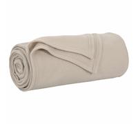 vidaXL Throw Blanket Beige 240 x 220 cm Fleece