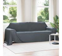 vidaXL Throw Blanket Dark Grey 350 x 270 cm Fleece