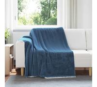 Throw Blanket Fleece Home Textiles Cozy Decorative Indoor Couch Snuggle vidaXL