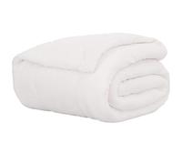 vidaXL Throw Blanket White 220 x 240 cm Fleece