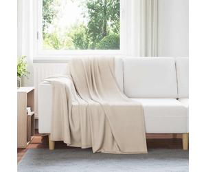 vidaXL Throw Blankets 24 pcs Beige 170 x 130 cm Fleece
