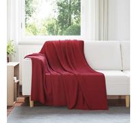 Throw Blankets 24 pcs Bordeaux Red 200 x 150 cm Fleece