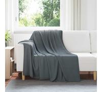 Throw Blankets 24 pcs Dark Grey 200 x 150 cm Fleece