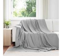 vidaXL Throw Blankets 24 pcs Grey 240 x 220 cm Fleece