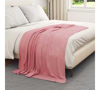 vidaXL Throw Blankets 24 pcs Pink 170 x 130 cm Fleece
