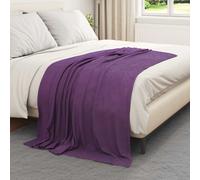 vidaXL Throw Blankets 24 pcs Purple 170 x 130 cm Fleece