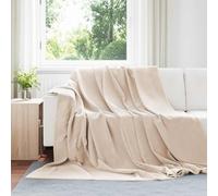 vidaXL Throw Blankets 6 pcs Beige 240 x 270 cm Fleece