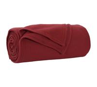 Throw Blankets 6 pcs Bordeaux Red 170 x 130 cm Fleece