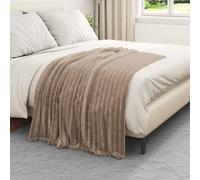 vidaXL Throw Blankets 6 pcs Camel 150 x 130 cm Fleece