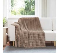 vidaXL Throw Blankets 6 pcs Camel 200 x 150 cm Fleece