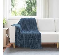 vidaXL Throw Blankets 6 pcs Navy Blue 150 x 130 cm Fleece