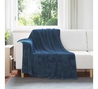 vidaXL Throw Blankets 6 pcs Navy Blue 150 x 200 cm Fleece