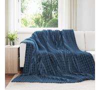 vidaXL Throw Blankets 6 pcs Navy Blue 240 x 220 cm Fleece